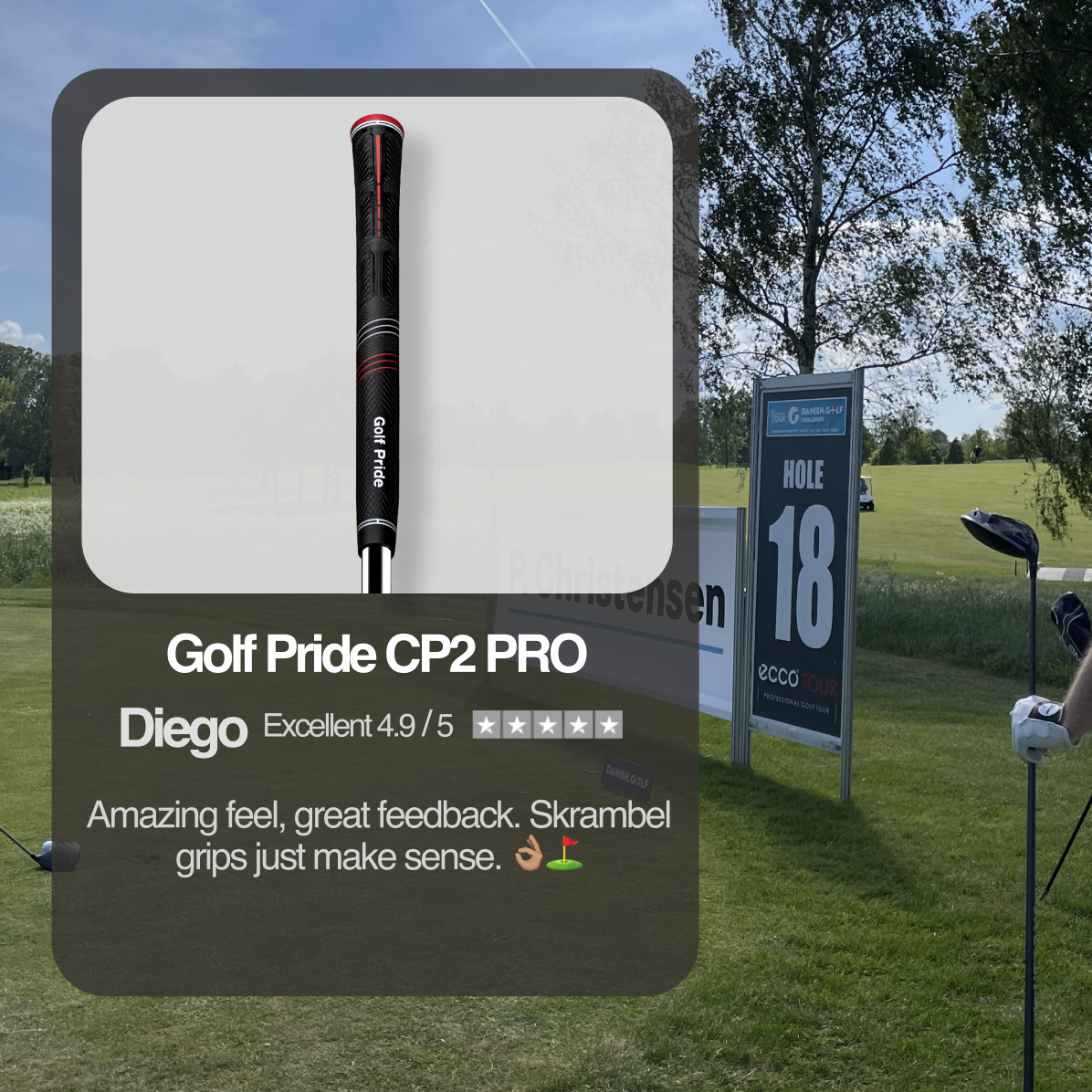 Opinión: comodidad premium del grip Golf Pride CP2 Pro