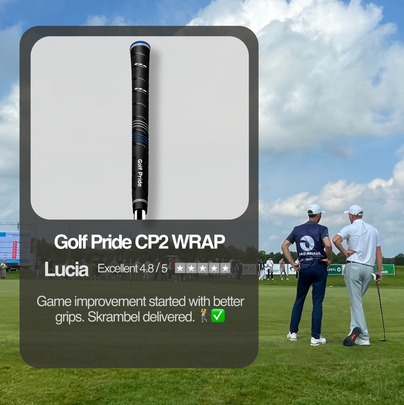 Opinión destacada: confort superior del grip Golf Pride CP2 Wrap