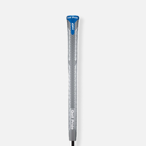 Grip de golf Golf Pride CPX gris-azul — vista frontal completa