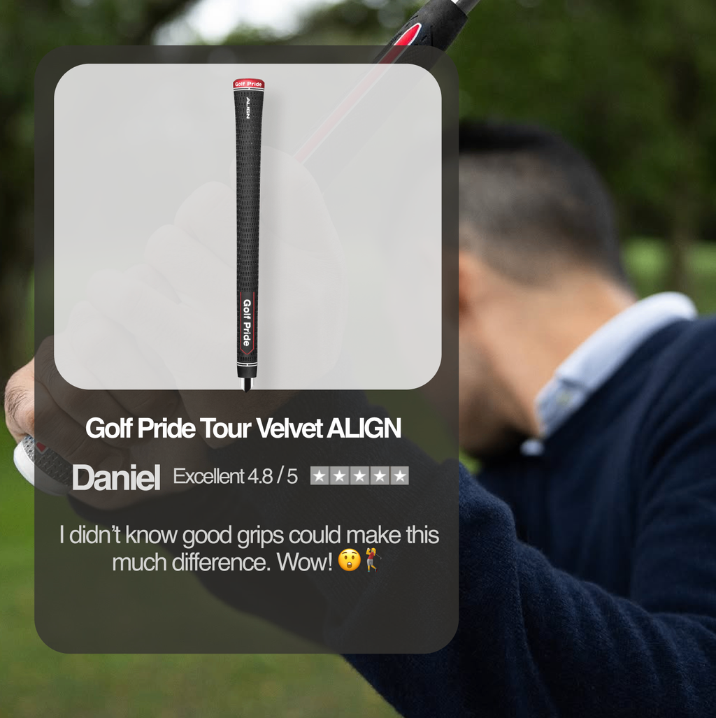Opinión: golpes más rectos con grip Golf Pride Tour Velvet ALIGN