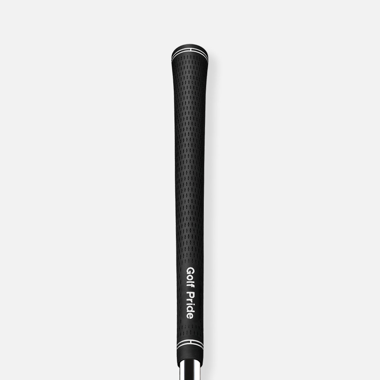 Grip de golf Golf Pride Tour Velvet negro — vista frontal clásica