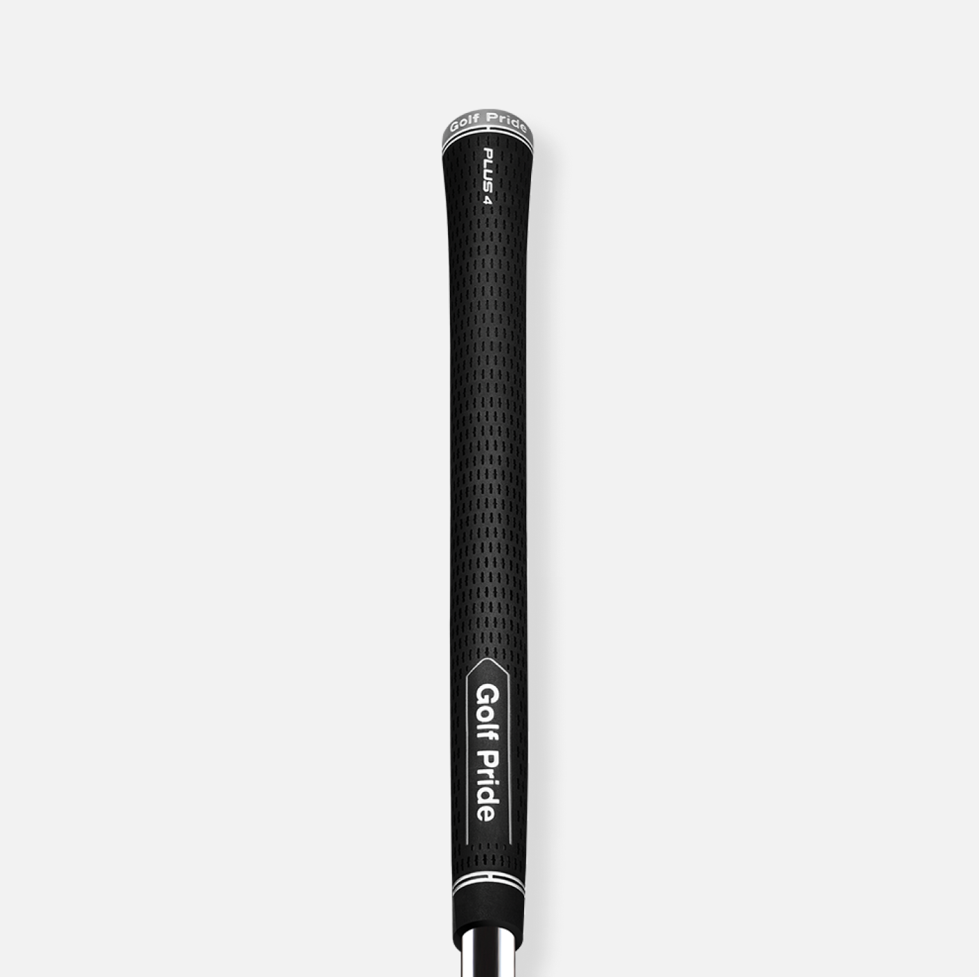 Grip de golf Golf Pride Tour Velvet Plus4 negro — vista frontal completa