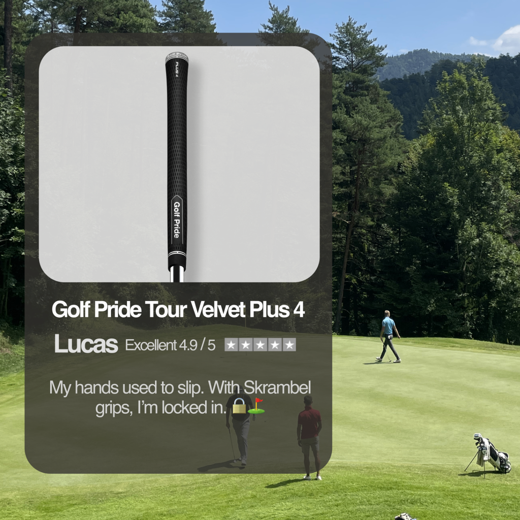 Opinión: swing natural con grip Golf Pride Tour Velvet Plus4