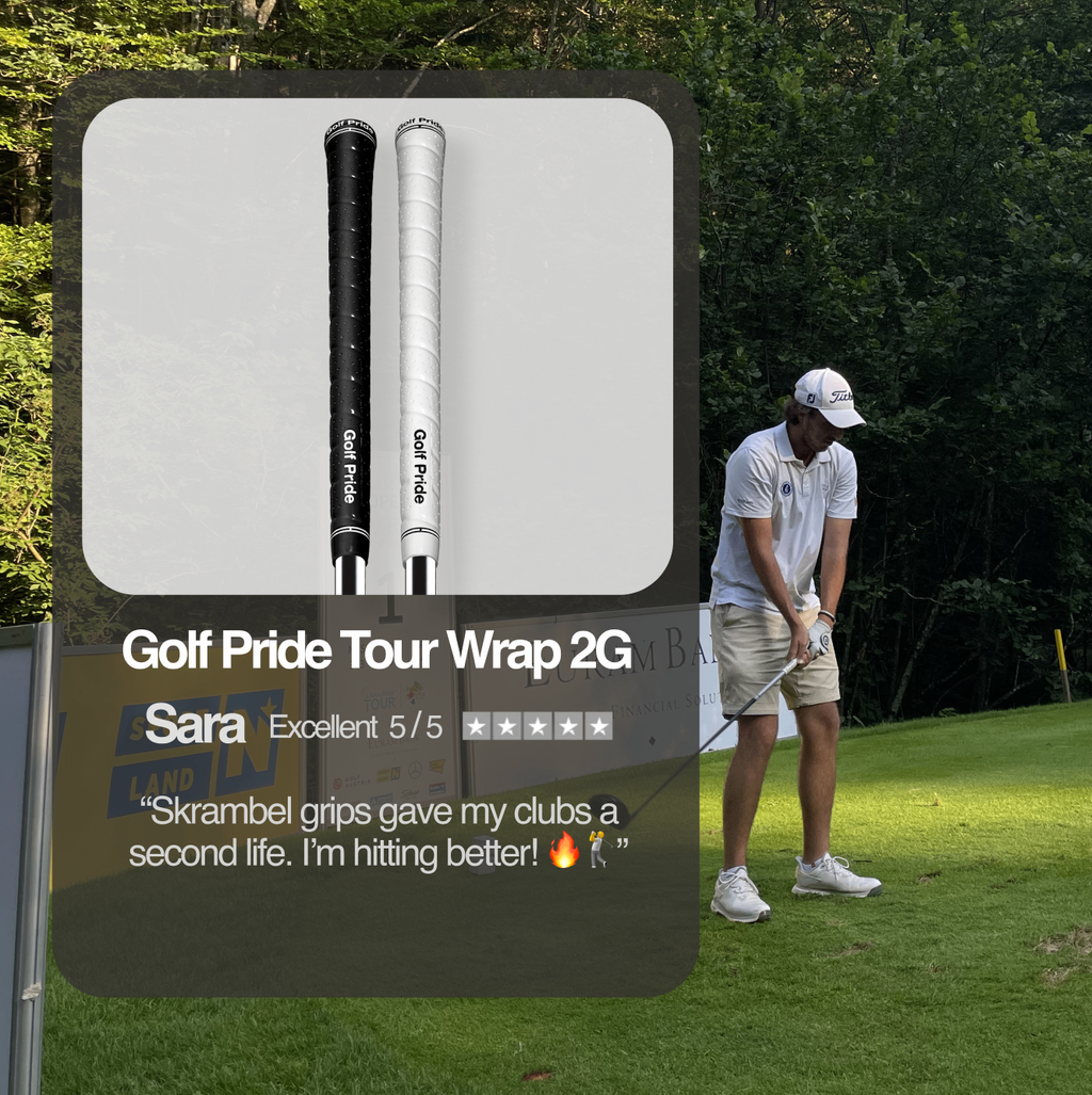 Opinión: look clásico y agarre moderno — Golf Pride Tour Wrap 2G